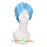 Short Curly Men Cosplay Wigs Women Colored Handsome Natural Hair
