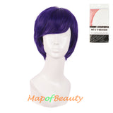 Short Curly Men Cosplay Wigs Women Colored Handsome Natural Hair