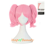 Anime Sweet Lovely Heat Resistant Three Piece Wig Short Cosplay Wigs