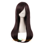 Kinky Curly Wigs for Women Side Bangs Micro Volume Wavy Long Cosplay Wig
