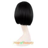 Cosplay with Women Fashion Heat Resistant Unisex Short Straight Beauty Wig（Dark Pink）