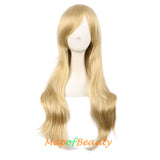 Side Bangs Natural Volume Long Curly Costume Cosplay Wigs