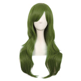 Side Bangs Natural Volume Long Curly Costume Cosplay Wigs