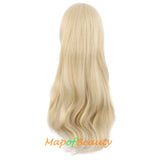 Side Bangs Natural Volume Long Curly Costume Cosplay Wigs