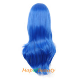 Side Bangs Natural Volume Long Curly Costume Cosplay Wigs