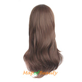 Side Bangs Natural Volume Long Curly Costume Cosplay Wigs