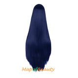 Cosplay Costume Anime Carve Bangs Long Straight Wigs High-temperature Fiber 40 Inch Wig