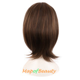 Fashion Straight Natural Lady Short Bob Wigs for Black Women