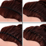Metal Hair Bands Hoop 6 Pieces Wavy Spring Headbands Non Slip Sports Fashion Headwear Accessories