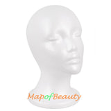 Male Styrofoam Wig Mannequin Head Foam Display For Masks Hats Diy Halloween Decoration