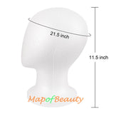 Wig Head Stand With Mannequin Heads Foam For Wigs Holder Display Masks Hats DIY