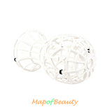Wig Head Stand Foldable Plastic Hollow-out Display Rack for Wigs and Hats Air-Drying