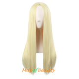 Long Straight Cosplay Wigs For Women Heat Resistant Natural Hair Synthetic Wig