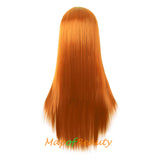 Long Straight Cosplay Wigs For Women Heat Resistant Natural Hair Synthetic Wig