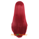 Long Straight Cosplay Wigs For Women Heat Resistant Natural Hair Synthetic Wig
