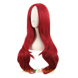Long Curly Middle Part Synthetic Wigs Women Heat Resistant Loose Wavy Hair Wig Daily Wear Cosplay Party Halloween
