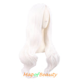 Long Curly Middle Part Synthetic Wigs Women Heat Resistant Loose Wavy Hair Wig Daily Wear Cosplay Party Halloween