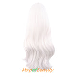 Long Curly Middle Part Synthetic Wigs Women Heat Resistant Loose Wavy Hair Wig Daily Wear Cosplay Party Halloween