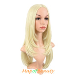 Long Layered Wigs Straight Synthetic Fiber Hair Replacement Wig For Daily Party