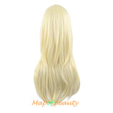 Long Layered Wigs Straight Synthetic Fiber Hair Replacement Wig For Daily Party