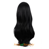Long Layered Wigs Straight Synthetic Fiber Hair Replacement Wig For Daily Party