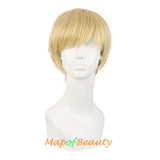 Men Short Wigs Daily Natural Side Bangs Handsome Ordinary Wigs