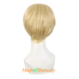 Men Short Wigs Daily Natural Side Bangs Handsome Ordinary Wigs