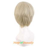 Men Short Wigs Daily Natural Side Bangs Handsome Ordinary Wigs