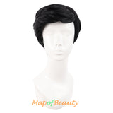 Men Short Wig Synthetic Hair Heat Resistant Handsome Cosplay Costume Hair Replacement Wig