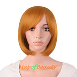 Side Bangs Short Wigs High-temperature Fiber BOB Anime Cosplay Wigs