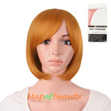 Side Bangs Short Wigs High-temperature Fiber BOB Anime Cosplay Wigs