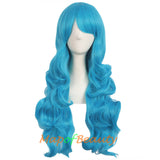 Long Wavy Curly Cosplay Wigs for Women Color Full Wig Fluffy Hair Replacement