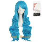 Long Wavy Curly Cosplay Wigs for Women Color Full Wig Fluffy Hair Replacement