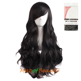 Long Wavy Curly Cosplay Wigs for Women Color Full Wig Fluffy Hair Replacement