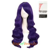 Long Wavy Curly Cosplay Wigs for Women Color Full Wig Fluffy Hair Replacement