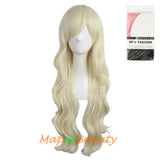 Long Wavy Curly Cosplay Wigs for Women Color Full Wig Fluffy Hair Replacement