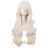 Long Wavy Curly Cosplay Wigs for Women Color Full Wig Fluffy Hair Replacement