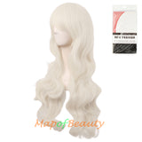 Long Wavy Curly Cosplay Wigs for Women Color Full Wig Fluffy Hair Replacement