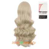 Long Wavy Curly Cosplay Wigs for Women Color Full Wig Fluffy Hair Replacement