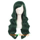 Long Wavy Curly Cosplay Wigs for Women Color Full Wig Fluffy Hair Replacement