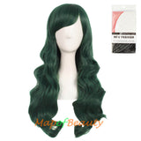 Long Wavy Curly Cosplay Wigs for Women Color Full Wig Fluffy Hair Replacement