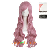 Long Wavy Curly Cosplay Wigs for Women Color Full Wig Fluffy Hair Replacement