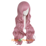 Long Wavy Curly Cosplay Wigs for Women Color Full Wig Fluffy Hair Replacement