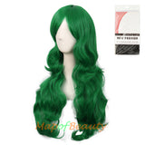 Long Wavy Curly Cosplay Wigs for Women Color Full Wig Fluffy Hair Replacement