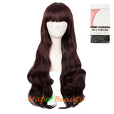 Ombre Wig Synthetic Long Curly Multi Colored Costume Party Cosplay Wigs for Women