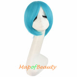 Lolita Hatsune Miku Three-piece Cosplay Wigs Ponytail Claw Clip Lovely Girls Women Long Straight Hair Heat Resistant Ginger