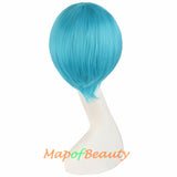 Lolita Hatsune Miku Three-piece Cosplay Wigs Ponytail Claw Clip Lovely Girls Women Long Straight Hair Heat Resistant Ginger