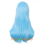 Kinky Curly Wigs for Women Side Bangs Micro Volume Wavy Long Cosplay Wig