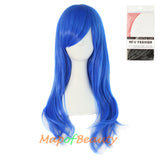 Kinky Curly Wigs for Women Side Bangs Micro Volume Wavy Long Cosplay Wig