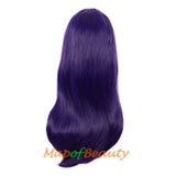 Kinky Curly Wigs for Women Side Bangs Micro Volume Wavy Long Cosplay Wig